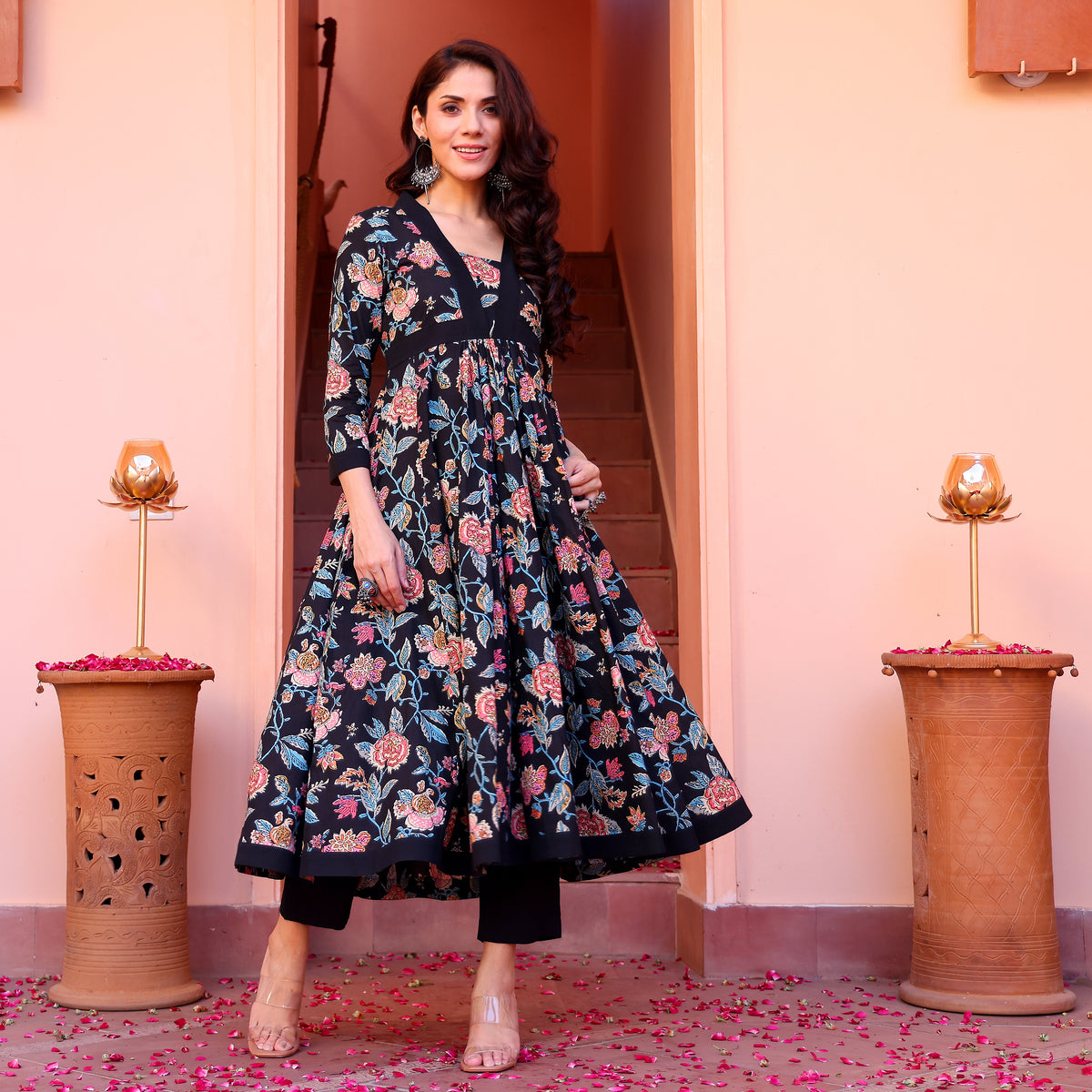 Rushali Printed Cotton kurta
