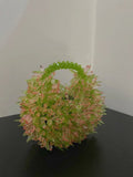 Pink & Green Crystal Beaded Statement Handbag