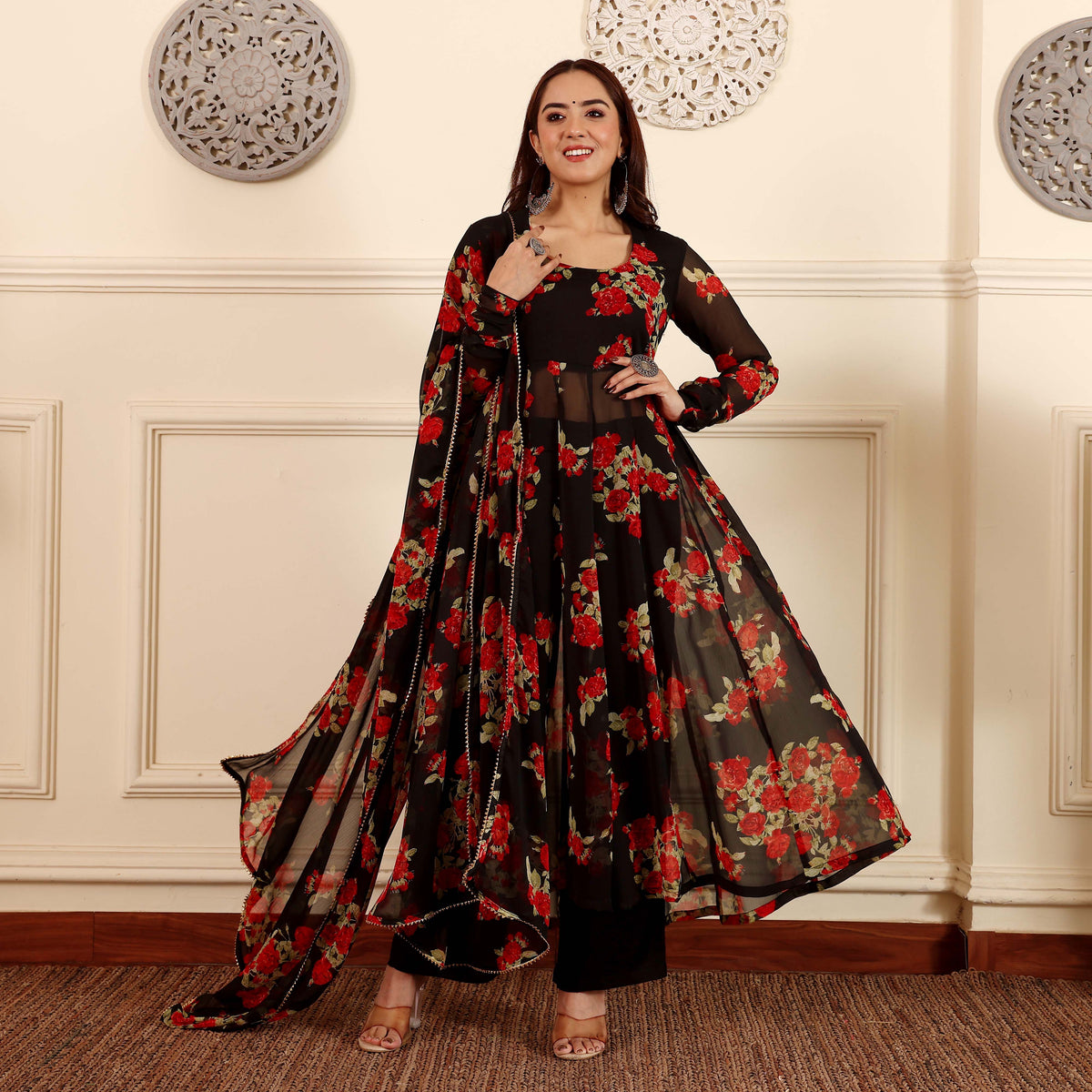 Krihana Georgette Set
