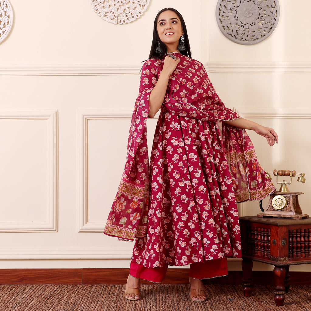 Ivana Cotton Kalidaar Set