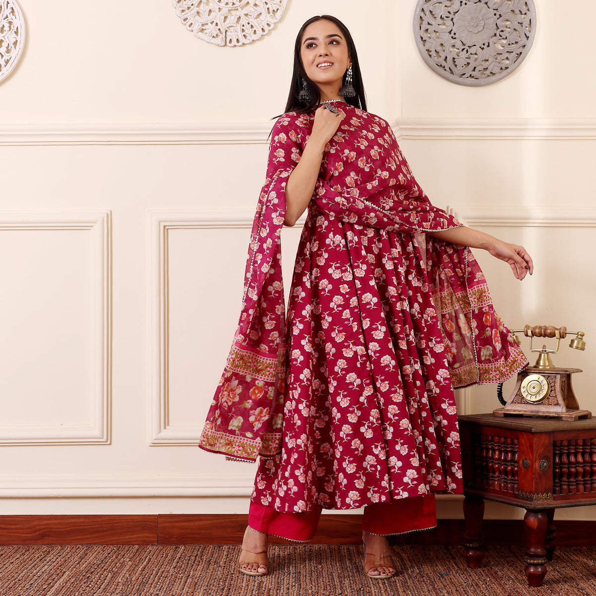 Ivana Cotton Kalidaar Set