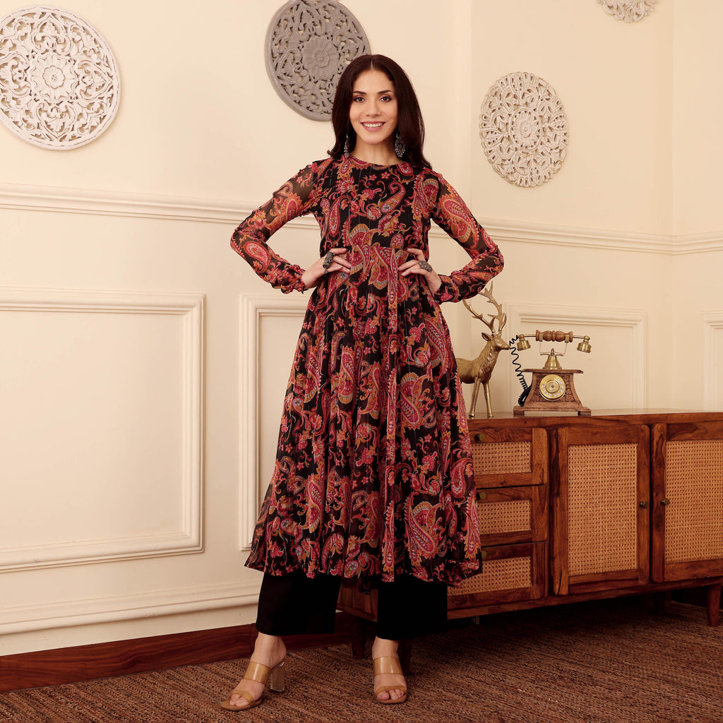 Shura Georgette Kurta