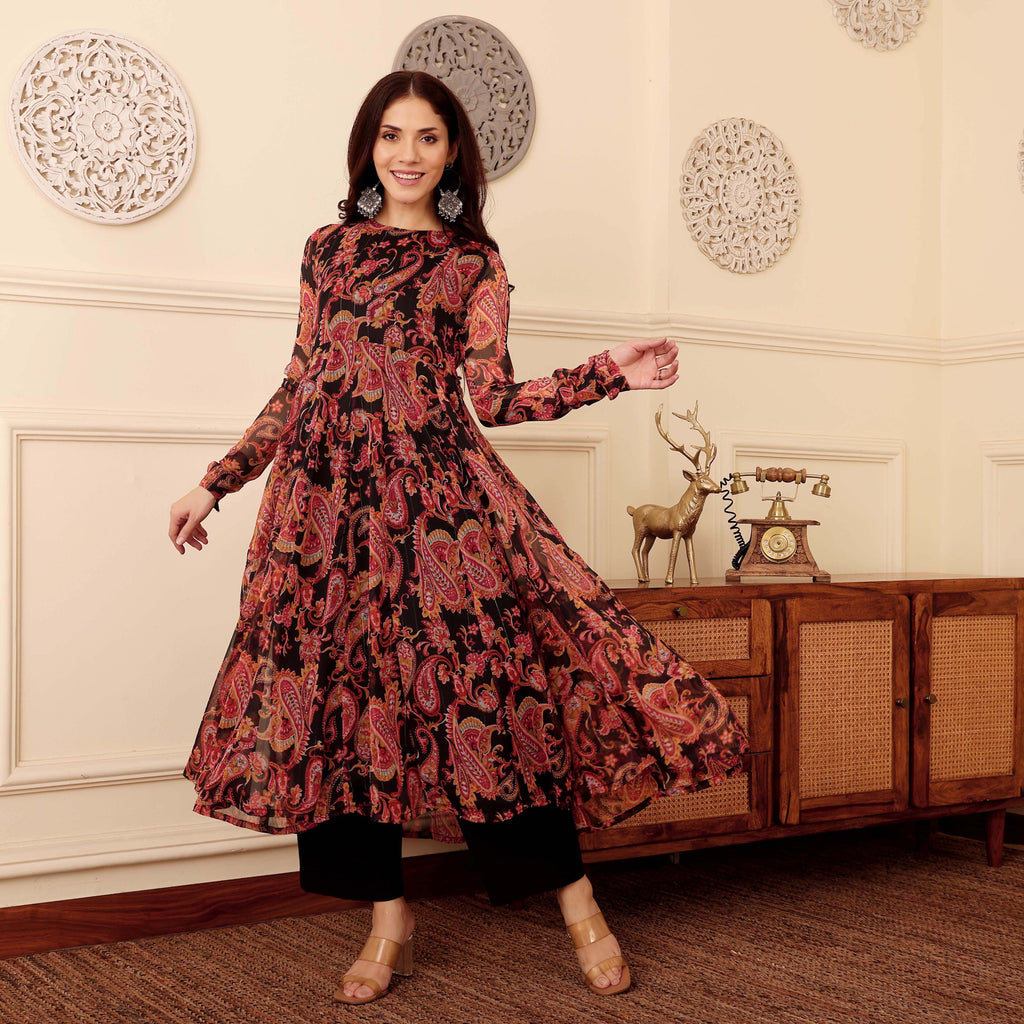 Shura Georgette Kurta