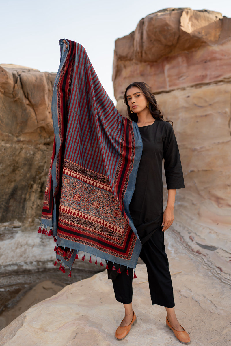 Set of 3 - Kurta, Dupatta & Pants - Swa 06