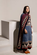 Set of 3 - Kurta, Dupatta & Culotte - Aabaan 03