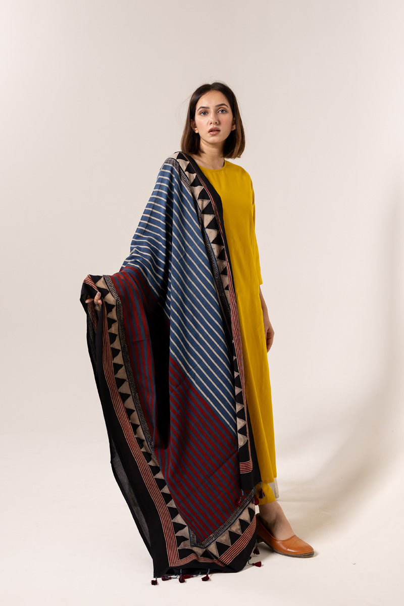 Set of 3 - Kurta, Dupatta & Pants - Aabaan 05