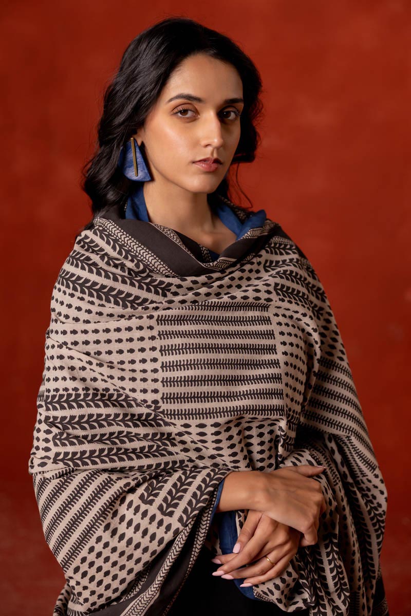 Set of 3 - Kurta, Dupatta & Culotte - Asa 07