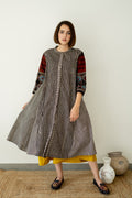 A-line Kurta - Black