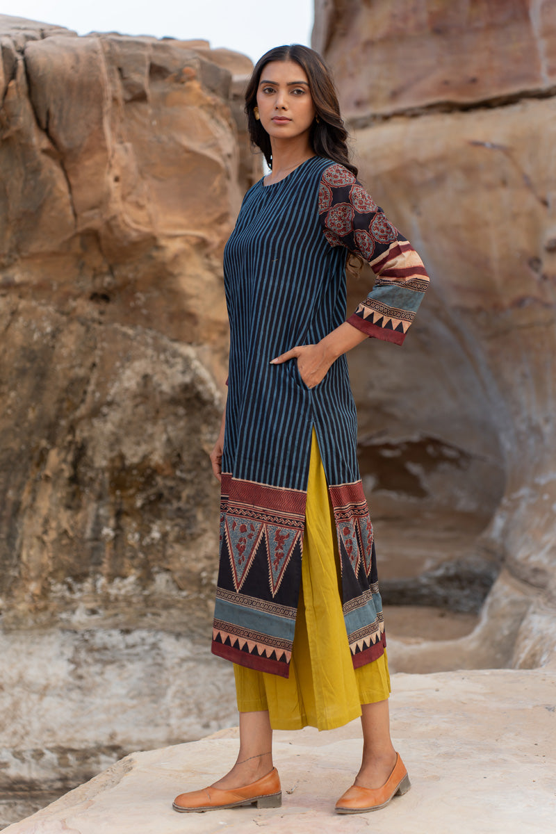 Classic Kurta - Ark Indigo