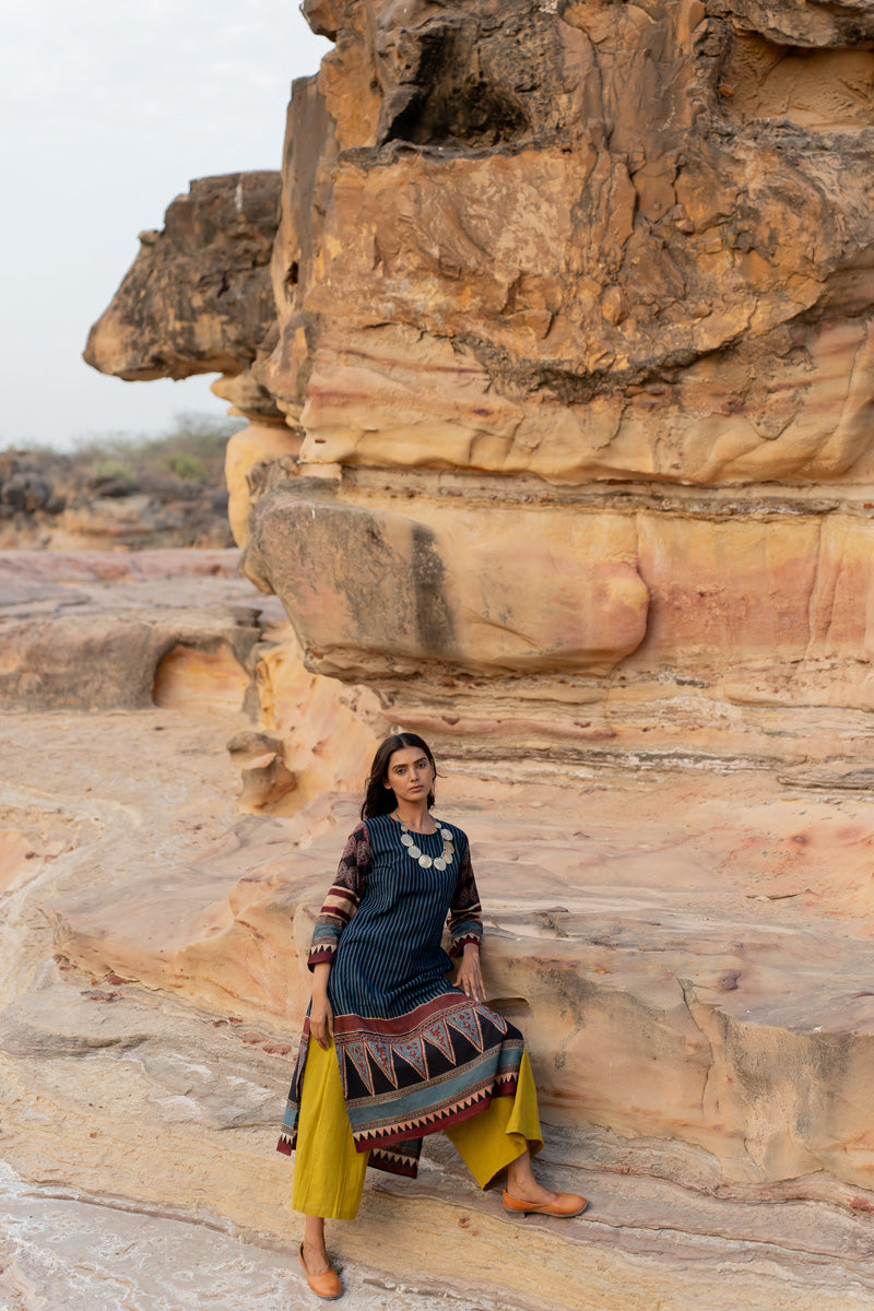 Classic Kurta - Ark Indigo