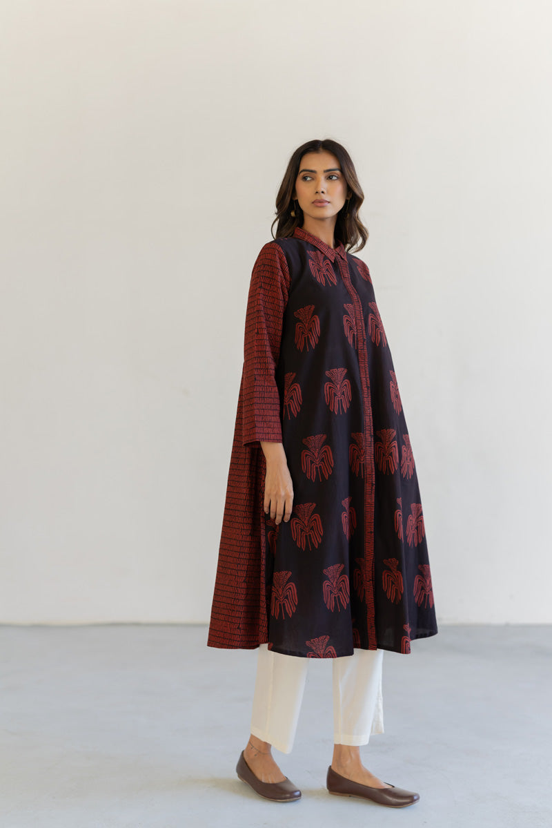 Luma Collared Kurta - Yana