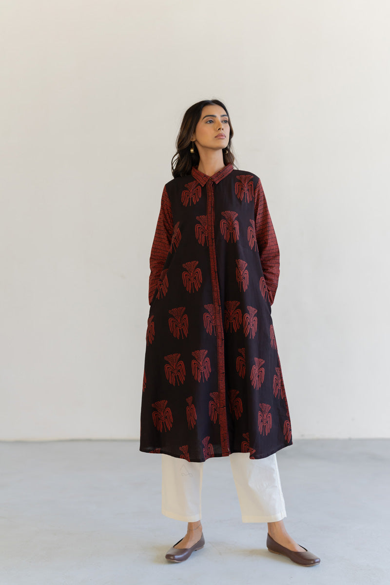 Luma Collared Kurta - Yana